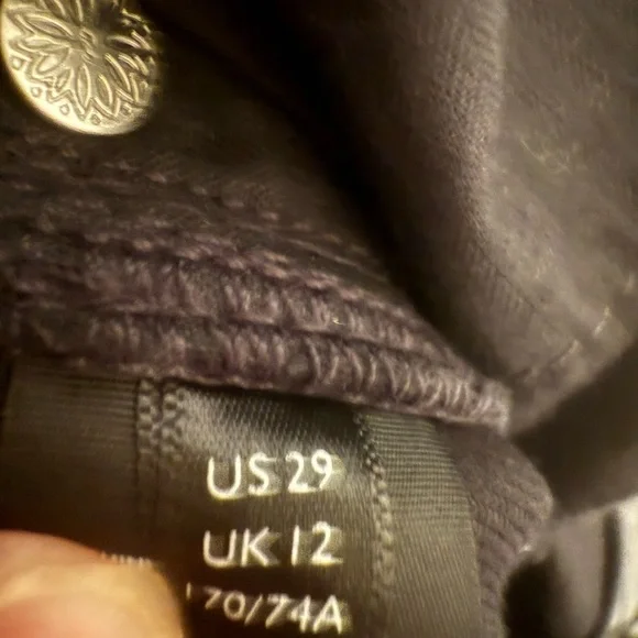 Free people - We the Free - phoenix coated vegan leather pants size 29 nwot - Picture 10 of 12